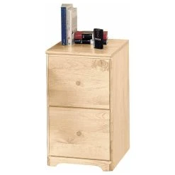 Renovators Supply Manufacturing File Cabinet Country Pine 26.5"h 2 Drawer |