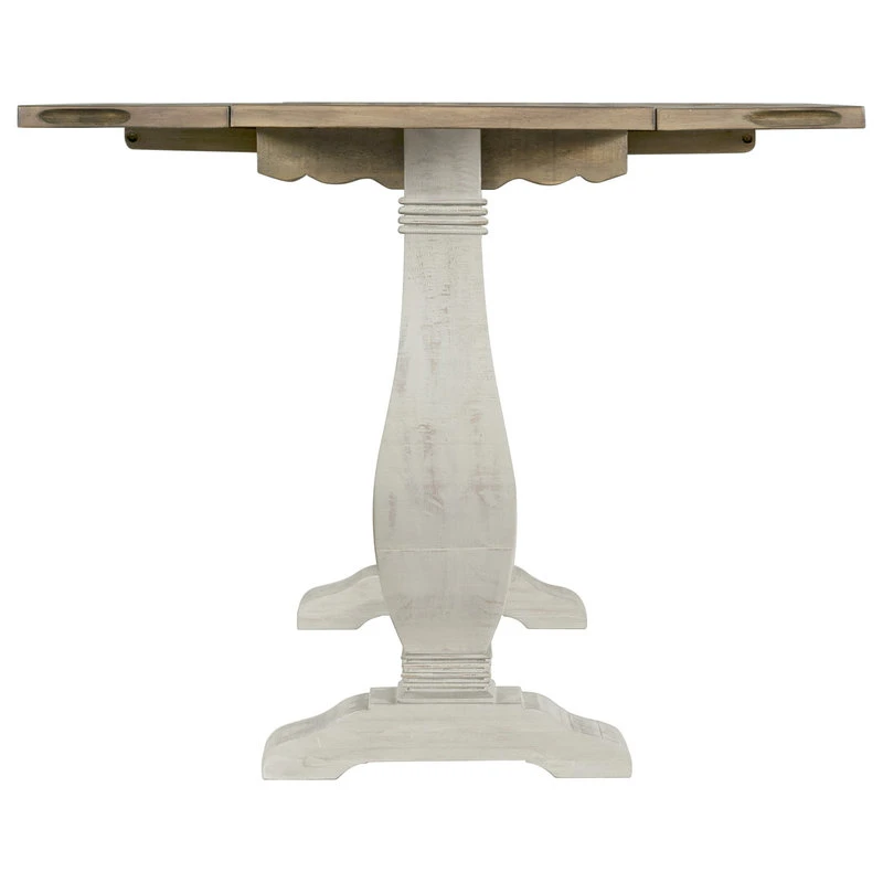 Martin Svensson Home Napa Solid Wood Flip Top Sofa Table White Stain And Natural 10 Martin Svensson Home Napa Solid Wood Flip Top Sofa Table White Stain And Natural - Image 8