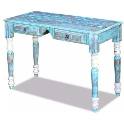 Vida XL International B.V. VidaXL Solid Reclaimed Wood Computer Office Desk Worktable Lowboard 2 Drawers -Boraam Industries Shop 9681746f0bdc44ed 4893 w800 h800 b1 p0