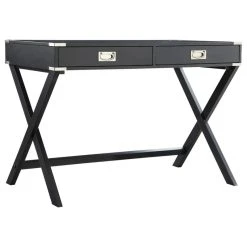Inspire Q Alastair Campaign Writing Desk, Black