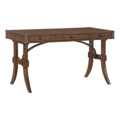 Domain Industries Inc. Lexicon Frazier Park Wood Writing Desk In Brown Cherry -Boraam Industries Shop 9751129600542d29 5039 w800 h800 b1 p0