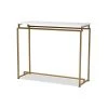 Wholesale Interiors Renzo Modern Brushed Gold Finished Metal Console Table With Faux Marble Tabletop -Boraam Industries Shop 9771c27a0dd65c40 1178 w800 h800 b1 p0