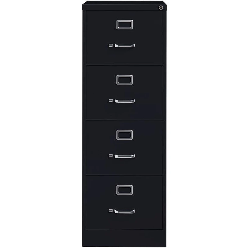 Hirsh Industries LLC Hirsh 26.5-in Deep Metal 4 Drawer Legal Width Vertical File Cabinet In Black 7 Hirsh Industries LLC Hirsh 26.5-in Deep Metal 4 Drawer Legal Width Vertical File Cabinet In Black - Image 5