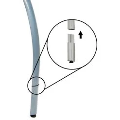 Studio Designs Futura Leg Extension, Silver 7 Studio Designs Futura Leg Extension, Silver -Boraam Industries Shop 98718a960c0186fa 3662 w800 h800 b1 p0