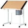 Studio Designs Deluxe Craft Station, White And Maple -Boraam Industries Shop 9a61743f0c019f90 4915 w800 h800 b1 p0