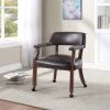 Comfort Pointe Cavett Caster Game Chair, Brown -Boraam Industries Shop 9ba193da0fda35cc 7890 w800 h800 b0 p0