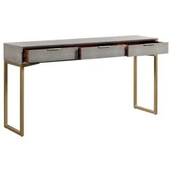TOV Furniture Pesce 29.5"H Contemporary Wood Console Table In Gray/Brass -Boraam Industries Shop 9cf187cf03a7e79d 5033 w800 h800 b1 p0