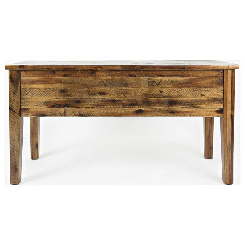 Jofran Artisan's Craft 5-Drawer Desk - Dakota Oak 4 Jofran Artisan's Craft 5-Drawer Desk - Dakota Oak - Image 2