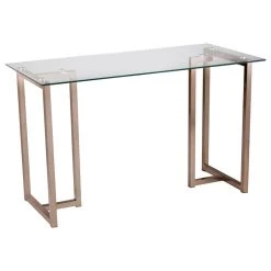 SEI Furniture Holly & Martin Haxor Writing Desk, Midcentury Modern Style, Champagne -Boraam Industries Shop 9e118a8b0261db8a 5124 w800 h800 b1 p0