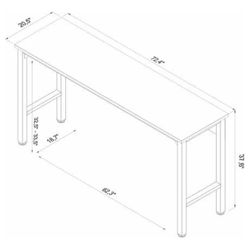 Manhattan Comfort Fortress Garage Table 6 Manhattan Comfort Fortress Garage Table - Image 4