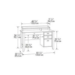 Sauder Shoal Creek Computer Desk In Jamocha Wood -Boraam Industries Shop 9eb1bdae0fb4bb7c 4809 w800 h800 b1 p0