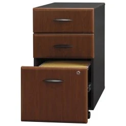 Home Square 3 Drawer Wood Mobile Filing Cabinet Set In Hansen Cherry (Set Of 2) -Boraam Industries Shop 9f011f48025933d2 9382 w800 h800 b1 p0