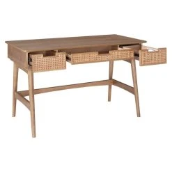 Linon Home Decor Products Linon Luca Rattan Wood Desk With Drawers In Natural -Boraam Industries Shop 9f71d8330018e83b 4546 w800 h800 b1 p0