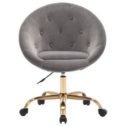 Duhome Elegant Lifestyle Button Tufted Velvet Papasan Rolling Chair, Grey -Boraam Industries Shop 9fa1bb54003f0706 6698 w800 h800 b1 p0