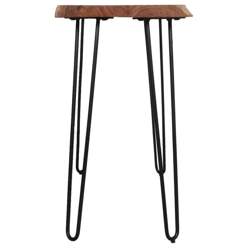 Bolton Furniture, Inc. Hairpin Natural Live Edge Wood, Metal 48" Media Console Table, Natural 6 Bolton Furniture, Inc. Hairpin Natural Live Edge Wood, Metal 48" Media Console Table, Natural - Image 4