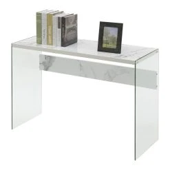 Convenience Concepts SoHo Console Table In Faux White Marble Wood Finish -Boraam Industries Shop a121e6a70c19333f 3654 w800 h800 b1 p0