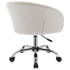 Duhome Elegant Lifestyle Modern PU Leather Swivel Barrel Rolling Chair, White -Boraam Industries Shop a141171000cdd7d0 9678 w800 h800 b1 p0