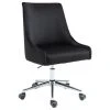 Meridian Furniture Karina Swivel And Adjustable Velvet Office Chair, Black, Rich Chrome Base -Boraam Industries Shop a1516c2202bc979d 7161 w800 h800 b1 p0