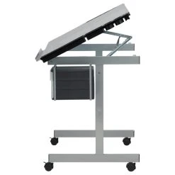 Studio Designs Vision Craft Station Silver, Blue Glass -Boraam Industries Shop a1a1d0e800352b74 8280 w800 h800 b1 p0