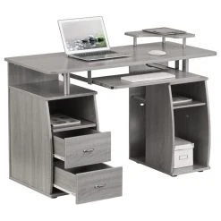 Rta Products- L Techni Mobili Complete Computer Workstation Desk With Storage, Grey -Boraam Industries Shop a37166730f072711 2914 w800 h800 b1 p0 1 1