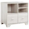 Benjara 31" File Cabinet Printer Stand Table With 2 Drawers, Oak White -Boraam Industries Shop a4816439024ae77a 5855 w800 h800 b1 p0