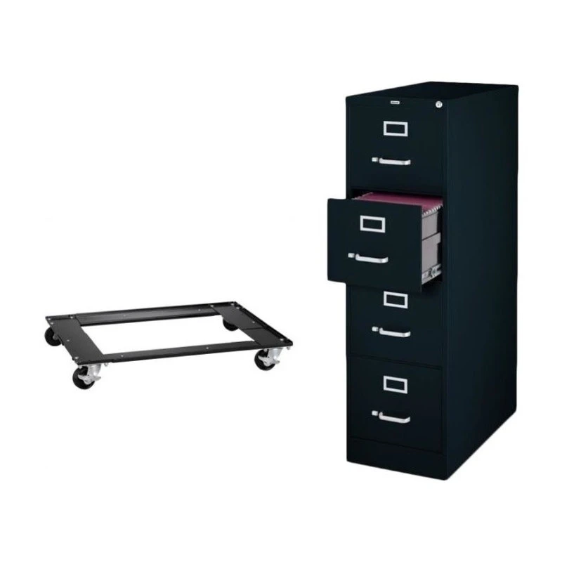 Hirsh Industries LLC 2 Piece File Cabinet And Commercial Cabinet Mobile Dolly Set In Black 3 Hirsh Industries LLC 2 Piece File Cabinet And Commercial Cabinet Mobile Dolly Set In Black