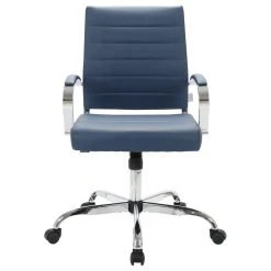 LeisureMod Benmar Mid-Century Leatherette Task Office Chair, Navy Blue -Boraam Industries Shop a5118116009d78b0 4115 w800 h800 b1 p0