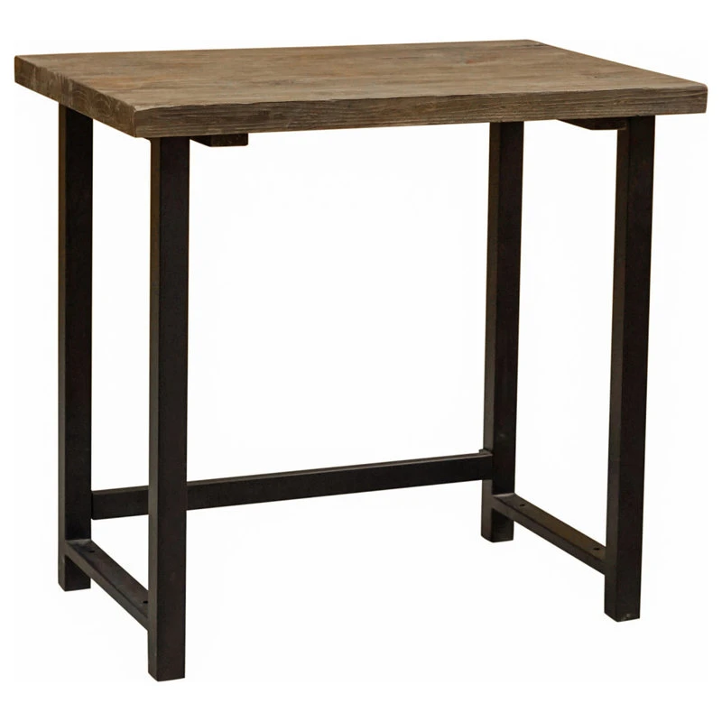 Bolton Furniture, Inc. Pomona 32"W Small Metal And Solid Wood Desk 3 Bolton Furniture, Inc. Pomona 32"W Small Metal And Solid Wood Desk