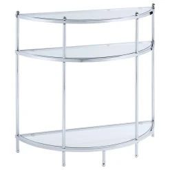 Convenience Concepts Royal Crest 3 Tier Half-Circle Entryway Table S11-141 7 Convenience Concepts Royal Crest 3 Tier Half-Circle Entryway Table S11-141 -Boraam Industries Shop a81114d0002d84e8 9285 w800 h800 b1 p0