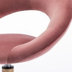 Duhome Elegant Lifestyle Open-Back Salon Spa Rolling Stool, Pink-Velvet -Boraam Industries Shop ac210fd100960529 6434 w800 h800 b0 p0