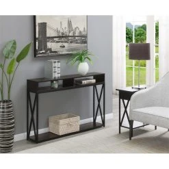 Convenience Concepts Tucson Deluxe 2 Tier Console Table In Espresso Wood Finish And Black Frame 8 Convenience Concepts Tucson Deluxe 2 Tier Console Table In Espresso Wood Finish And Black Frame -Boraam Industries Shop ade1145d0ef18945 6411 w800 h800 b0 p0
