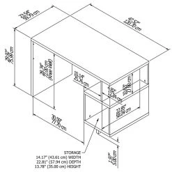 Bush Industries Kathy Ireland Home By Bush Furniture Madison Avenue 48W Writing Desk With Cubby 14 Bush Industries Kathy Ireland Home By Bush Furniture Madison Avenue 48W Writing Desk With Cubby -Boraam Industries Shop ae212d4d0e7b9165 3325 w800 h800 b1 p0
