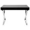 LumiSource Luster Office Desk, Black And Chrome 2 LumiSource Luster Office Desk, Black And Chrome -Boraam Industries Shop ae41a03a088ba99a 5752 w800 h800 b1 p0
