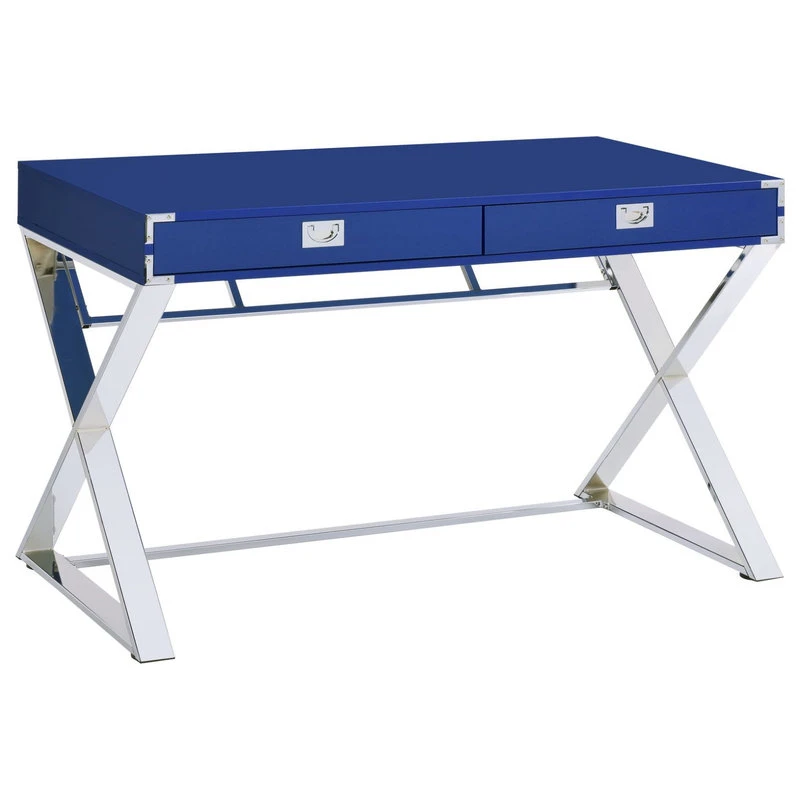 Picket House Evie Desk, Glossy Blue 3 Picket House Evie Desk, Glossy Blue