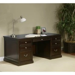 Martin Furniture Fulton 68" Double Pedestal Executive Desk -Boraam Industries Shop af51dfba091f0d37 8992 w800 h800 b0 p0