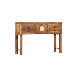 Vida XL International B.V. VidaXL Solid Acacia Wood Console Table Sturdy 47.2" Hallway Telephone Stand