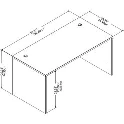 Bush Business Furniture Studio C 60W X 30D Office Desk In White - Engineered Wood 10 Bush Business Furniture Studio C 60W X 30D Office Desk In White - Engineered Wood -Boraam Industries Shop b2d138150f59b113 9990 w800 h800 b1 p0