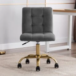 Duhome Elegant Lifestyle Square Tufted Desk Rolling Chair, Grey-Velvet 15 Duhome Elegant Lifestyle Square Tufted Desk Rolling Chair, Grey-Velvet -Boraam Industries Shop b30161f20098c974 5646 w800 h800 b0 p0