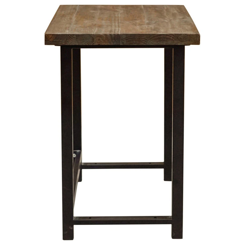 Bolton Furniture, Inc. Pomona 32"W Small Metal And Solid Wood Desk 5 Bolton Furniture, Inc. Pomona 32"W Small Metal And Solid Wood Desk - Image 3