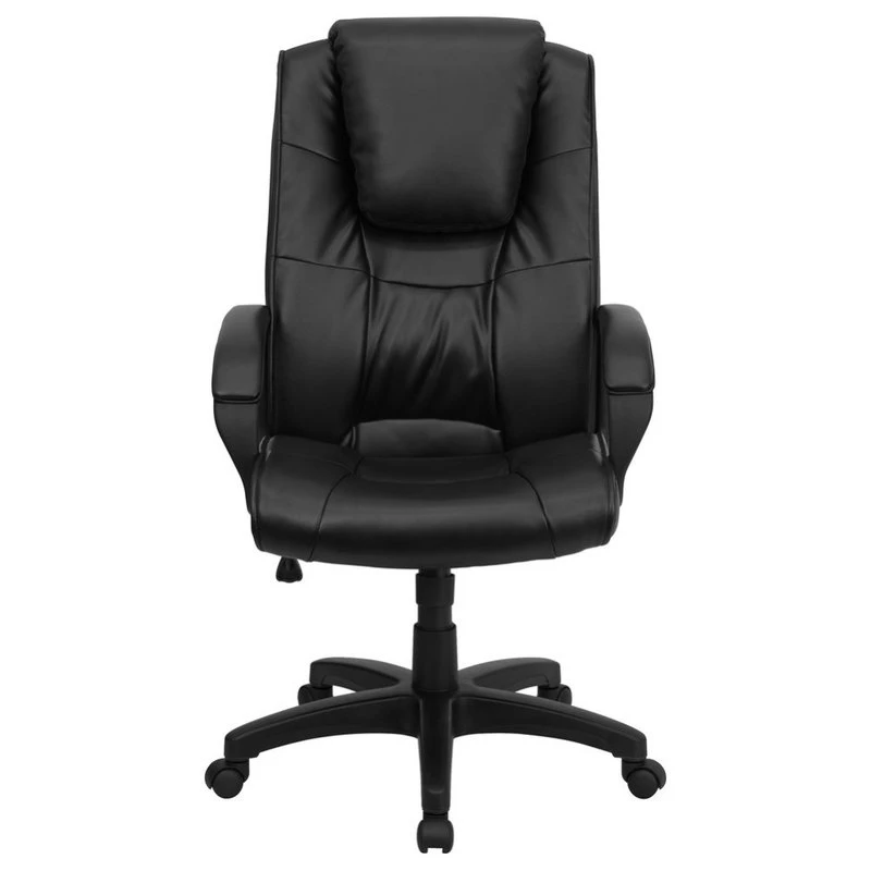 Flash Furniture Black Executive Swivel Office Chair GO-5301BSPEC-CH-BK-LEA-GG 6 Flash Furniture Black Executive Swivel Office Chair GO-5301BSPEC-CH-BK-LEA-GG - Image 4