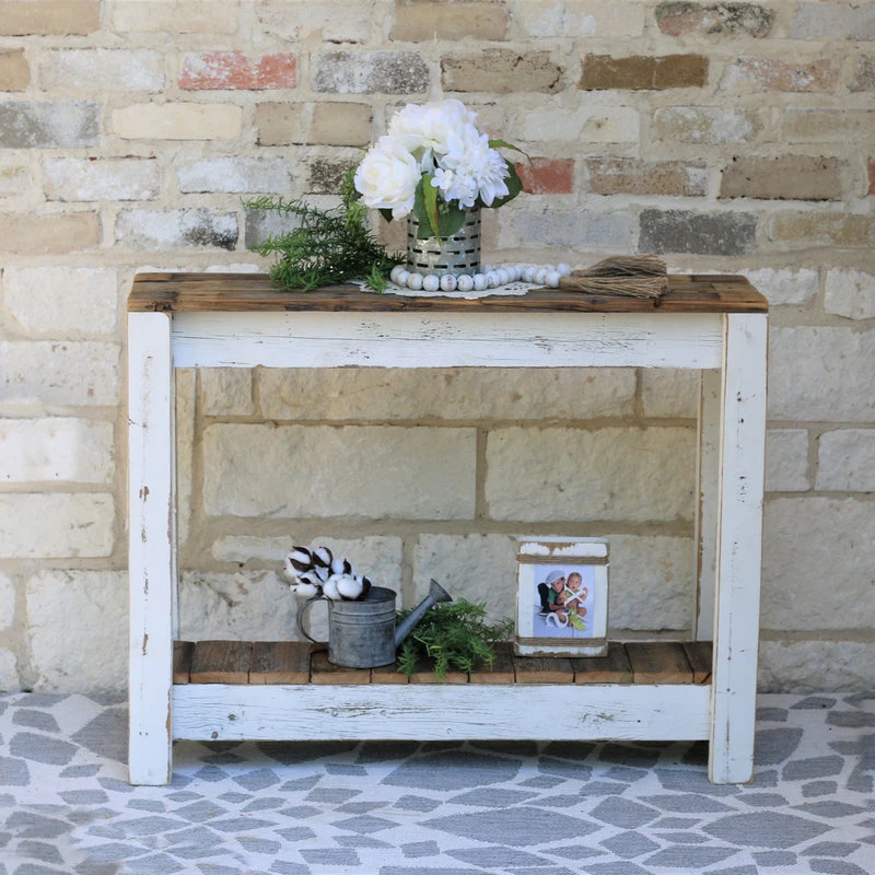 Doug And Cristy Designs 36" Combo Console, White 4 Doug And Cristy Designs 36" Combo Console, White - Image 2