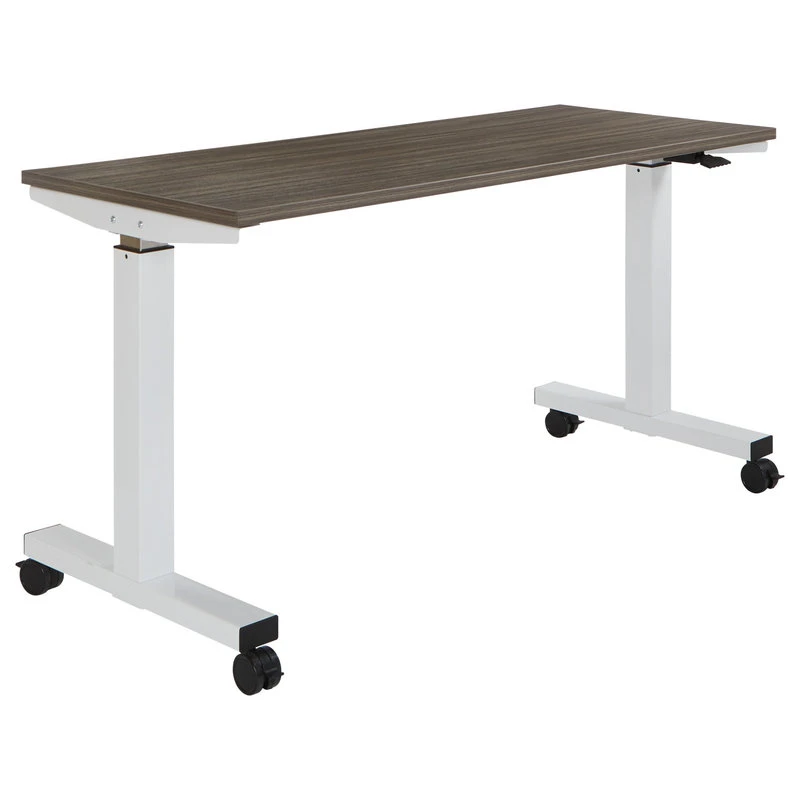 Office Star Products 5' Wide Pneumatic Height Adjustable Table With Locking Black Casters. 7 Office Star Products 5' Wide Pneumatic Height Adjustable Table With Locking Black Casters. - Image 5