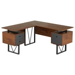 Rta Products- L Reversible L-Shape Computer Desk With Drawers And File Cabinet 24 Rta Products- L Reversible L-Shape Computer Desk With Drawers And File Cabinet -Boraam Industries Shop b7b114970f690329 7249 w800 h800 b1 p0