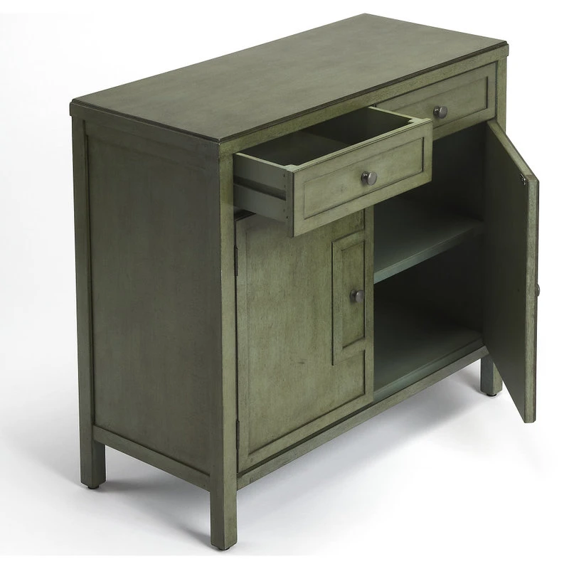 Butler Specialty Company Imperial Green Console Cabinet, 3955140 8 Butler Specialty Company Imperial Green Console Cabinet, 3955140 - Image 6