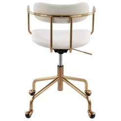 Lumisource Demi Office Chair, Gold Metal, Cream Velvet -Boraam Industries Shop b831a8c80fd10dd7 7772 w800 h800 b1 p0