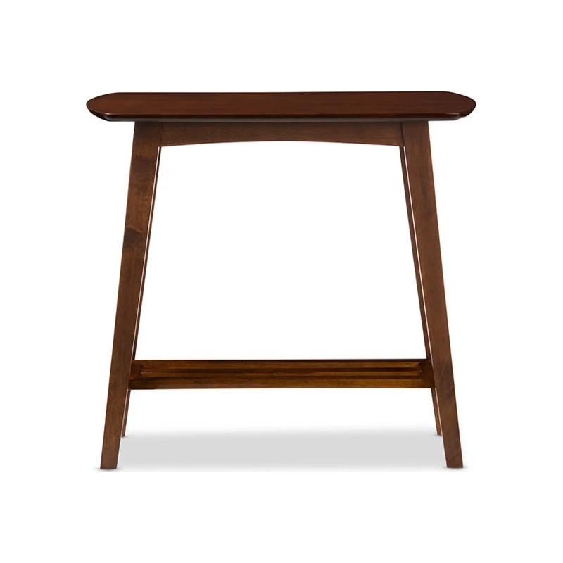 Baxton Studio Sacramento Console Table, Walnut Dark Brown 5 Baxton Studio Sacramento Console Table, Walnut Dark Brown - Image 3