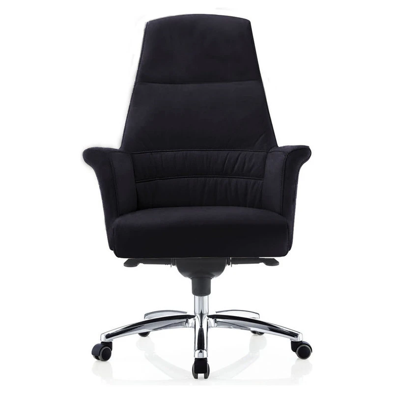 Zuri Furniture Geffen High Back Modern Adjustable Executive Chair Black Top Grain Leather 4 Zuri Furniture Geffen High Back Modern Adjustable Executive Chair Black Top Grain Leather - Image 2
