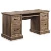 BELLEZE Rhudi 62" Executive Desk, Rustic Oak 2 BELLEZE Rhudi 62" Executive Desk, Rustic Oak -Boraam Industries Shop bbd17e11001a3db8 4626 w800 h800 b1 p0