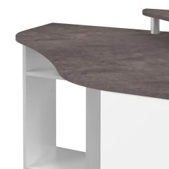 Symbiosis Corner Desk, White/Concrete Look -Boraam Industries Shop bbf138150e4c0a16 2757 w800 h800 b0 p0