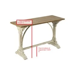 Tripar International Farmhouse Style Wood Console Table -Boraam Industries Shop bc31d0a5021c2e46 4245 w800 h800 b1 p0